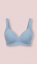 Comfort bra in sky blue