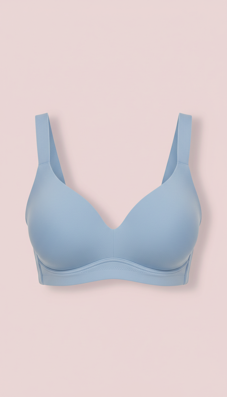 Comfort bra in sky blue